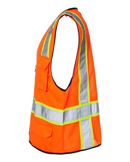 Kishigo 6 Pocket Contrast Class 2 Vest 1580-1581
