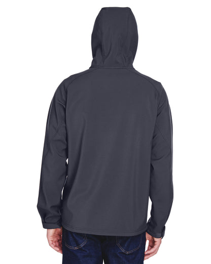 North End Men's Prospect Two-Layer Fleece Bonded Soft Shell Hooded Jacket 88166