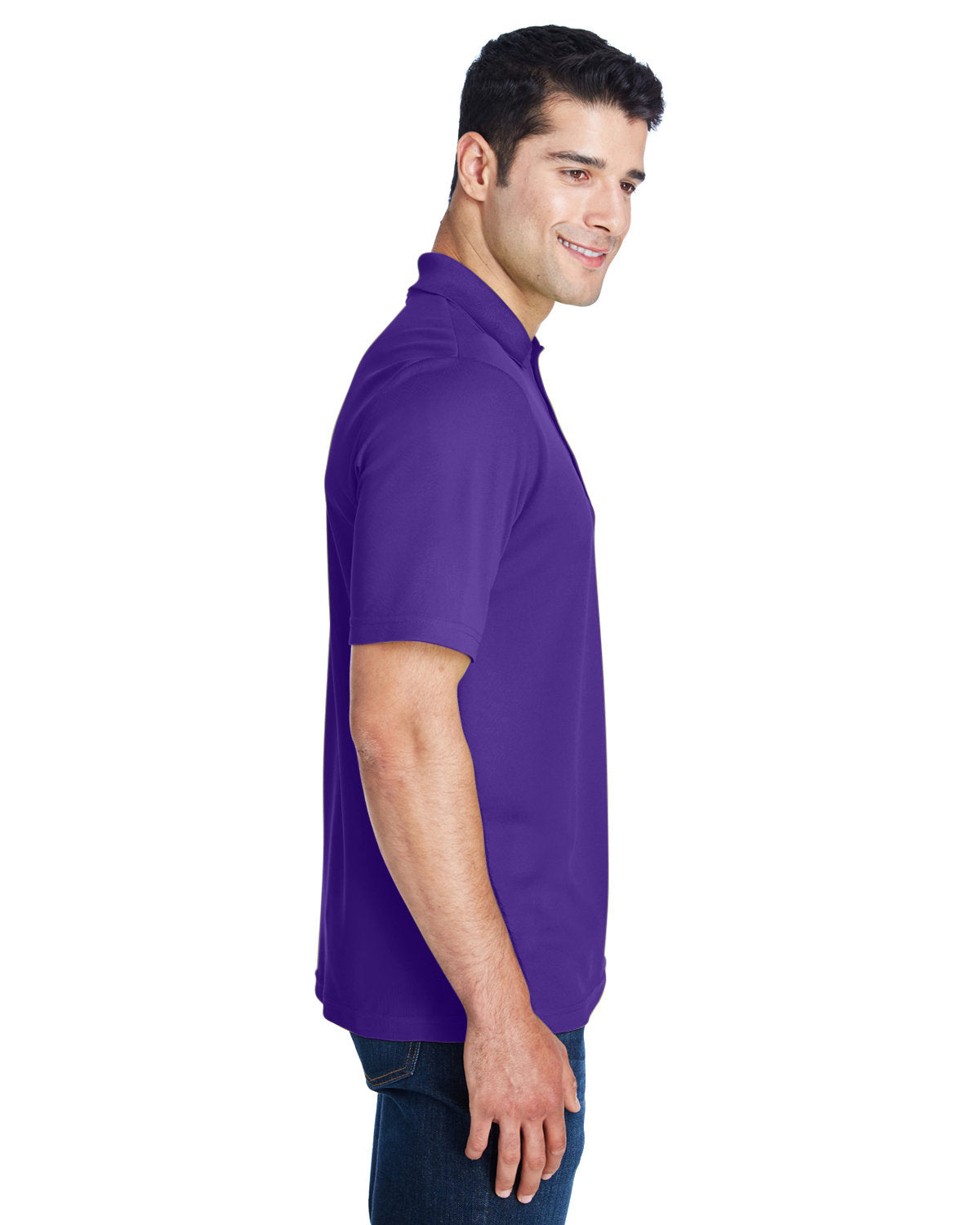 CORE365 Men's Origin Performance Piqué Polo 88181 CAMPUS PURPLE