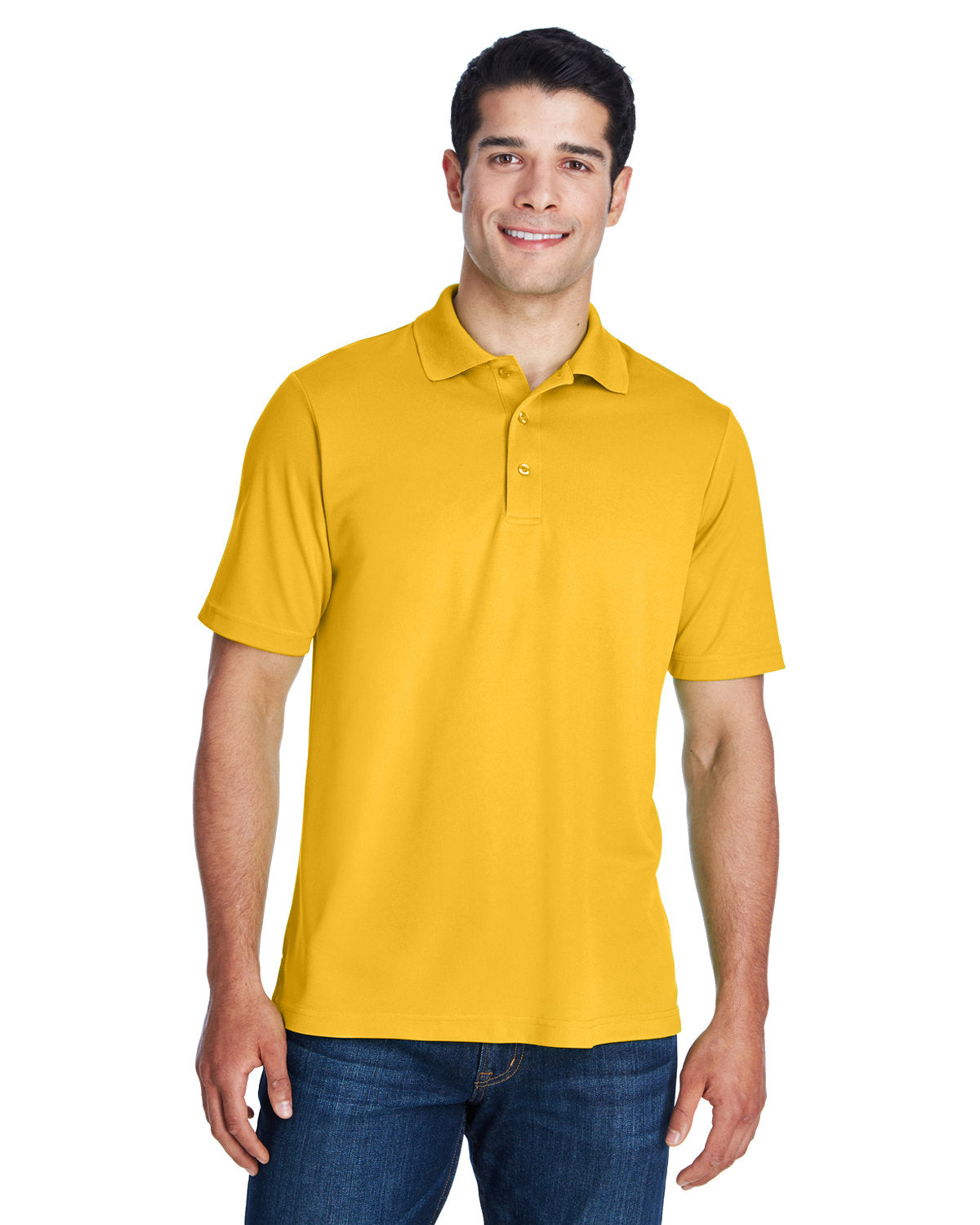 CORE365 Men's Origin Performance Piqué Polo 88181 CAMPUS GOLD