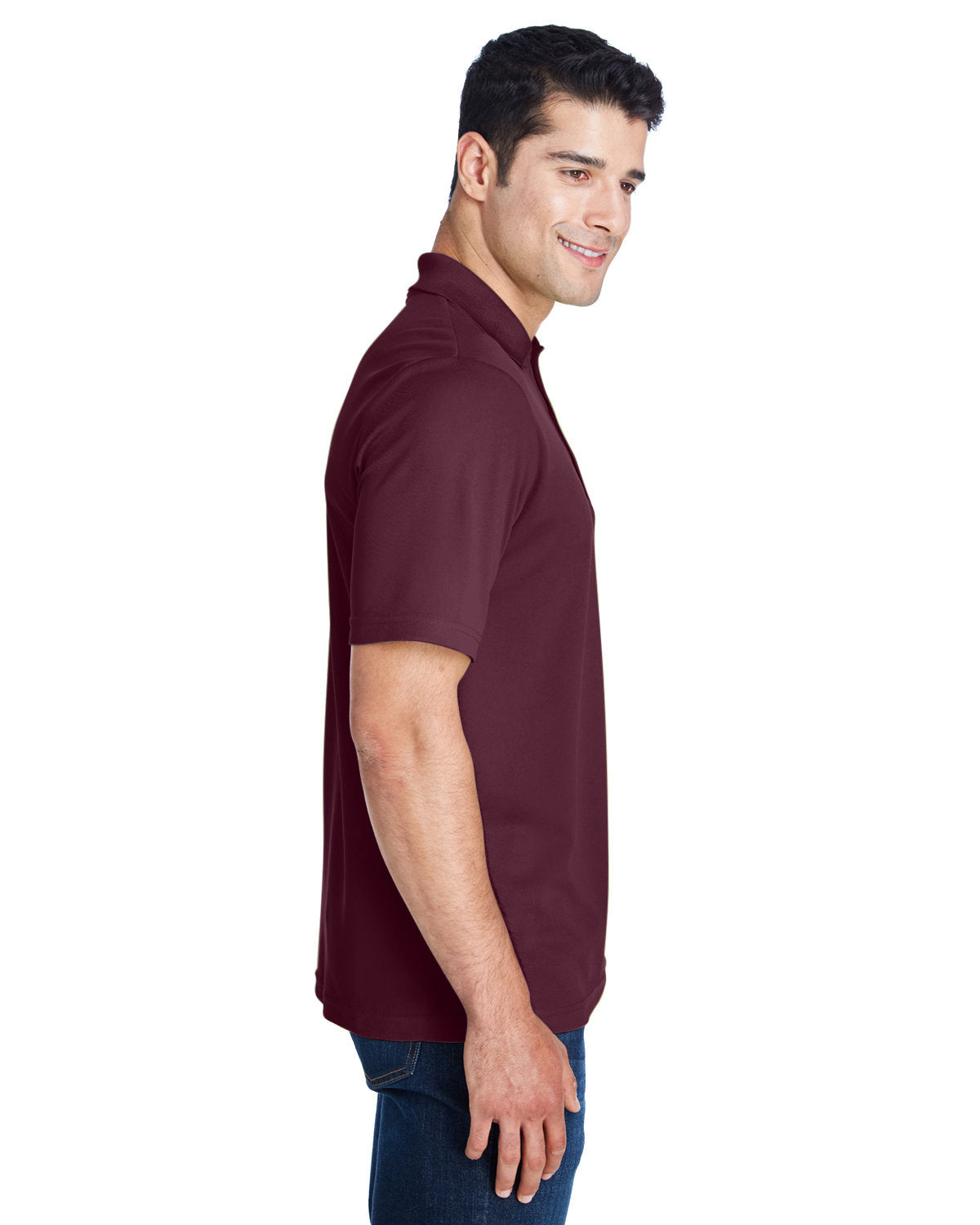 CORE365 Men's Origin Performance Piqué Polo 88181 BURGUNDY