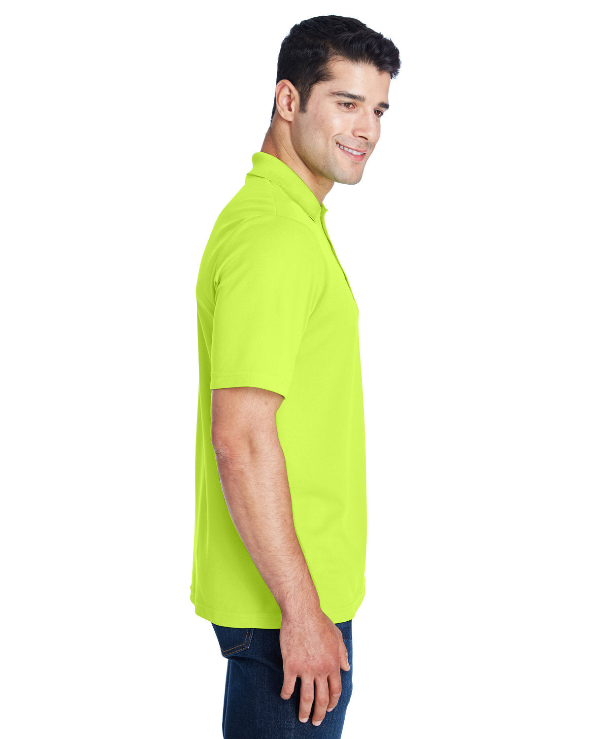 CORE365 Men's Origin Performance Piqué Polo 88181 SAFETY YELLOW