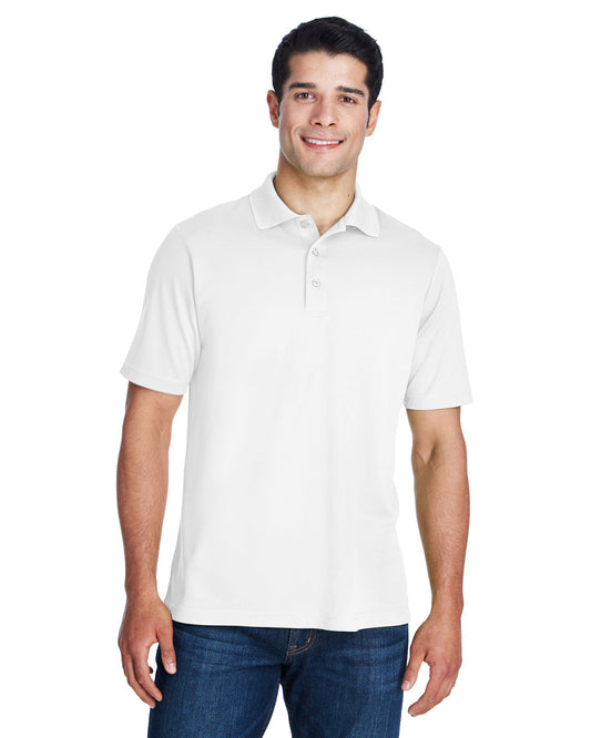 CORE365 Men's Origin Performance Piqué Polo 88181 WHITE