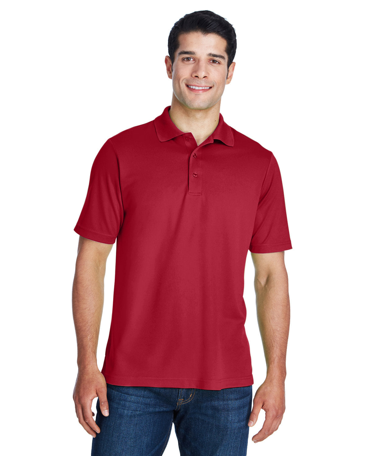 CORE365 Men's Origin Performance Piqué Polo 88181 CLASSIC RED