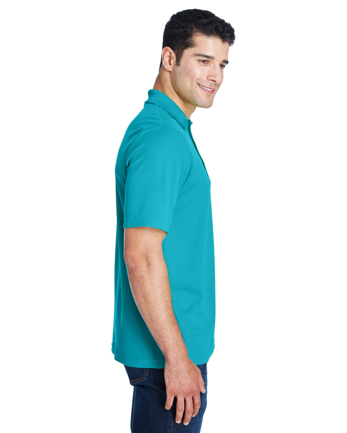 CORE365 Men's Origin Performance Piqué Polo 88181 CLEAR TEAL