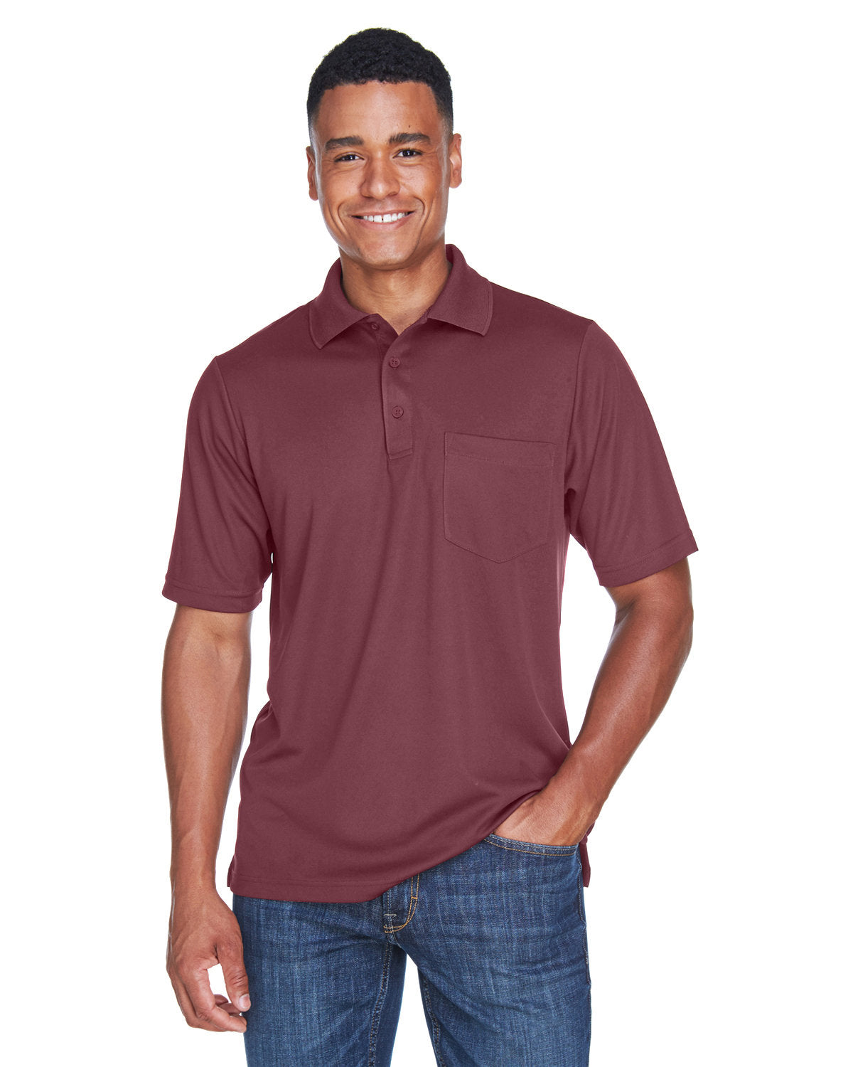 CORE365 Men's Origin Performance Piqué Polo with Pocket 88181P