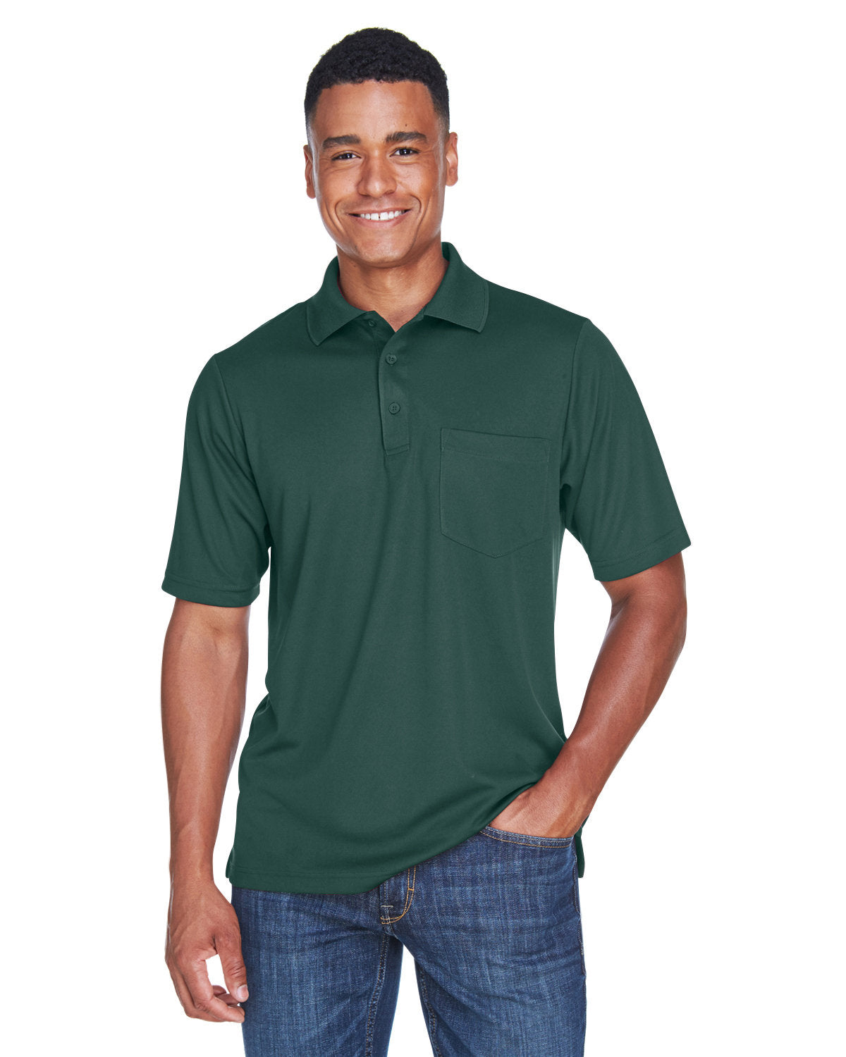 CORE365 Men's Origin Performance Piqué Polo with Pocket 88181P