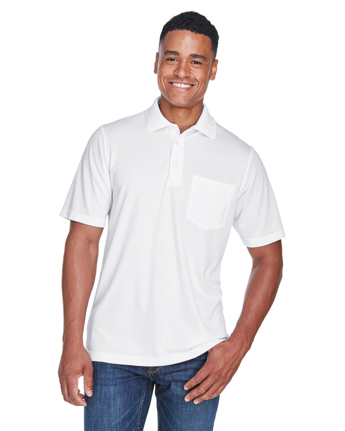 CORE365 Men's Origin Performance Piqué Polo with Pocket 88181P