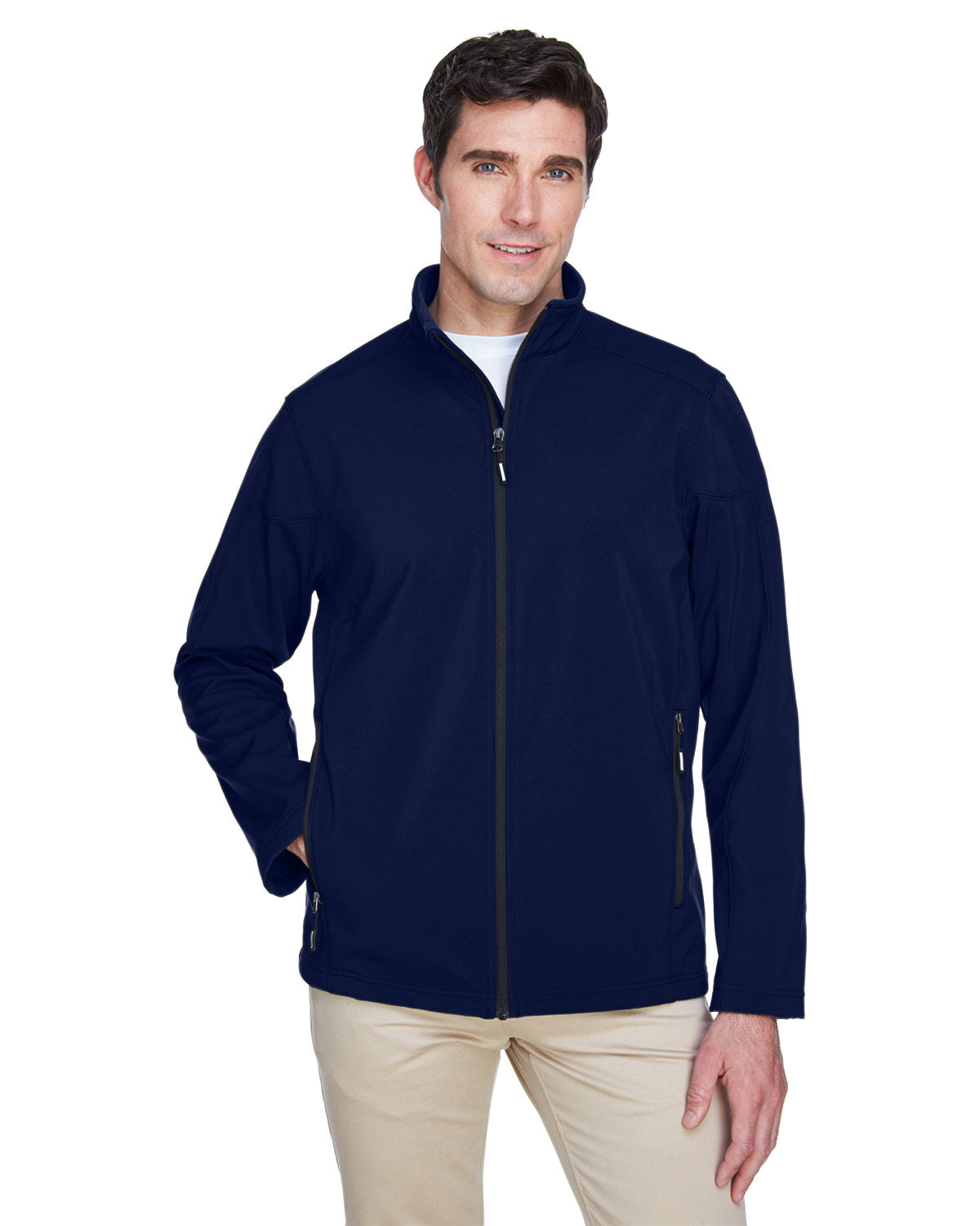 CORE365 Men's Cruise Two-Layer Fleece Bonded Soft Shell Jacket 88184