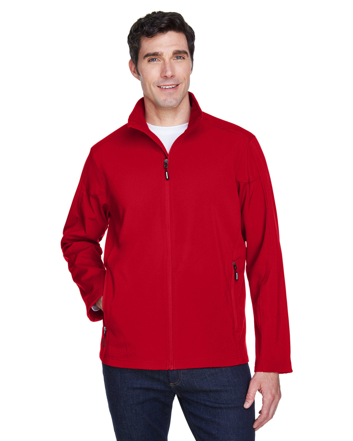 CORE365 Men's Cruise Two-Layer Fleece Bonded Soft Shell Jacket 88184