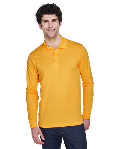 CORE365 Men's Pinnacle Performance Long-Sleeve Piqué Polo 88192