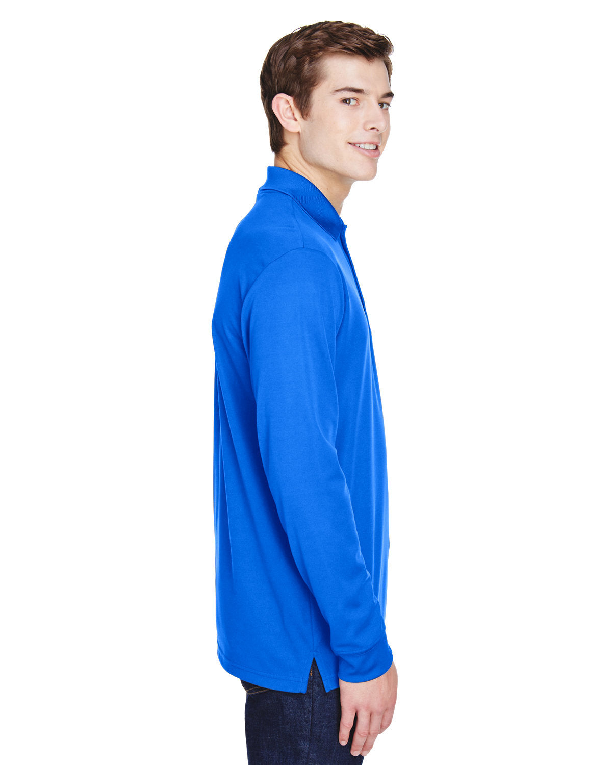 CORE365 Adult Pinnacle Performance Long-Sleeve Piqué Polo with Pocket 88192P