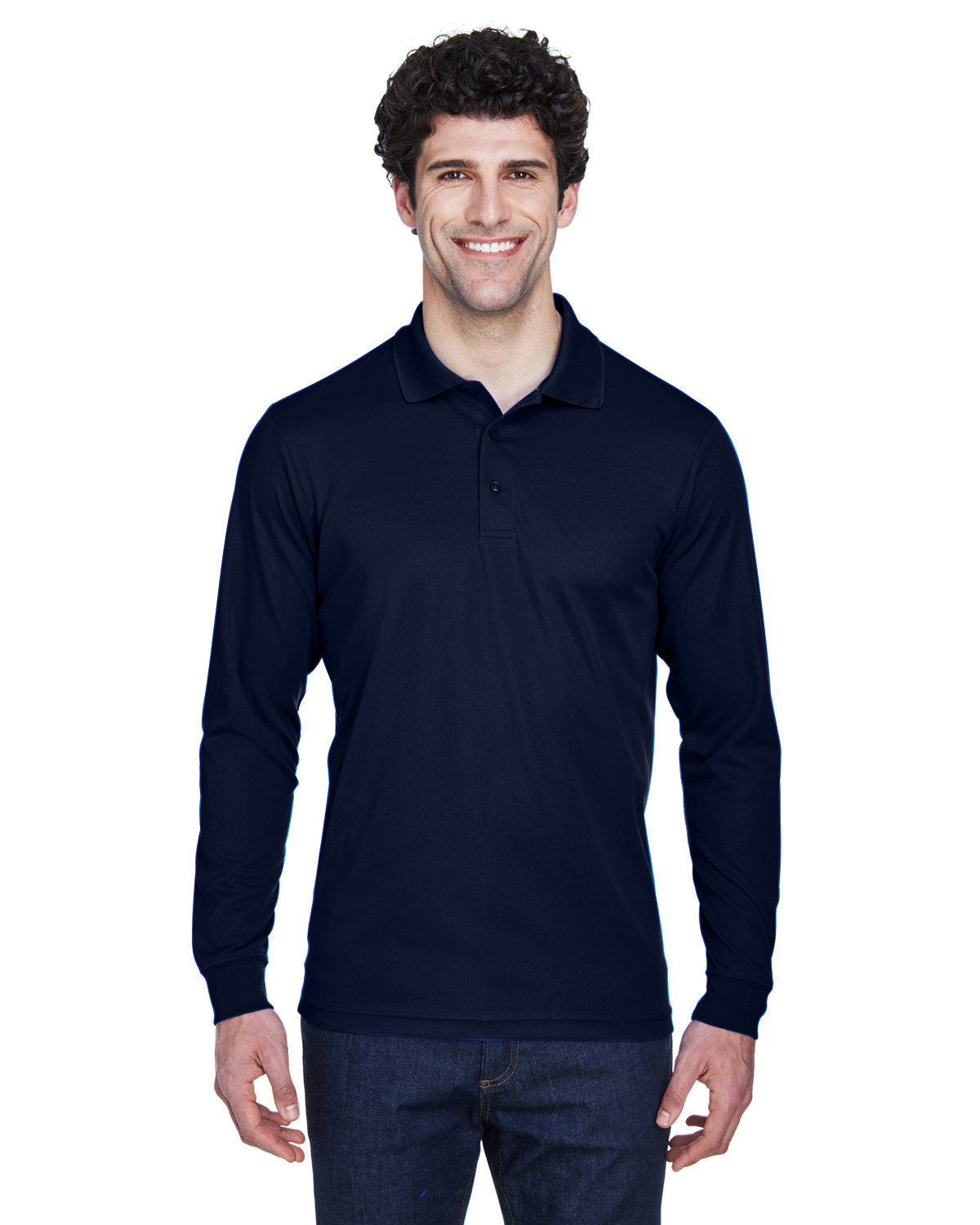 CORE365 Men's Tall Pinnacle Performance Long-Sleeve Piqué Polo 88192T