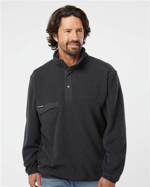 DRI DUCK Ranger Melange Fleece Pullover 7353 Custom Embroidered Business Logo