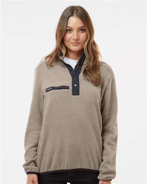 DRI DUCK Women's Cypress Sherpa Mountain Fleece 9345 Custom Embroidered Business Logo