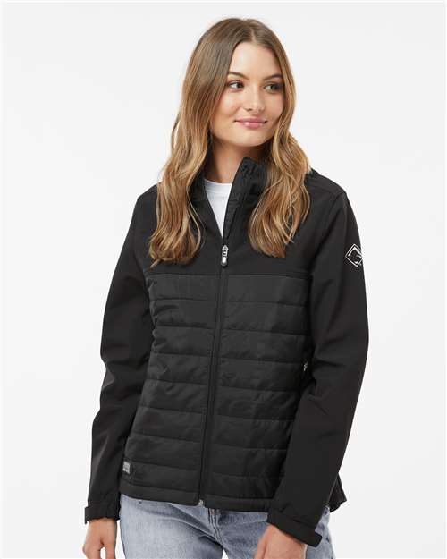 DRI DUCK Women's Vista Soft Shell Puffer Jacket 9415 Custom Embroidered Business Logo