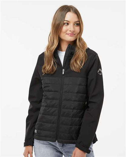 DRI DUCK Women's Vista Soft Shell Puffer Jacket 9415 Custom Embroidered Business Logo