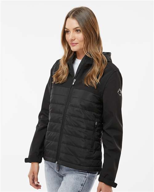 DRI DUCK Women's Vista Soft Shell Puffer Jacket 9415 Custom Embroidered Business Logo