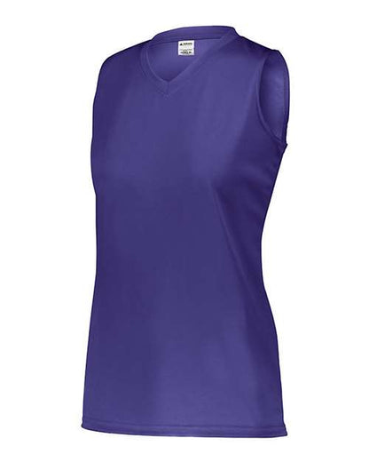 Augusta Sportswear Girls' Sleeveless Wicking Attain Jersey 4795
