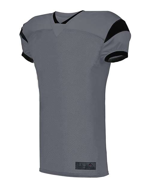 Custom EmbroideredAugusta Sportswear Men's Slant Football Jersey 8988 Graphite/ Black