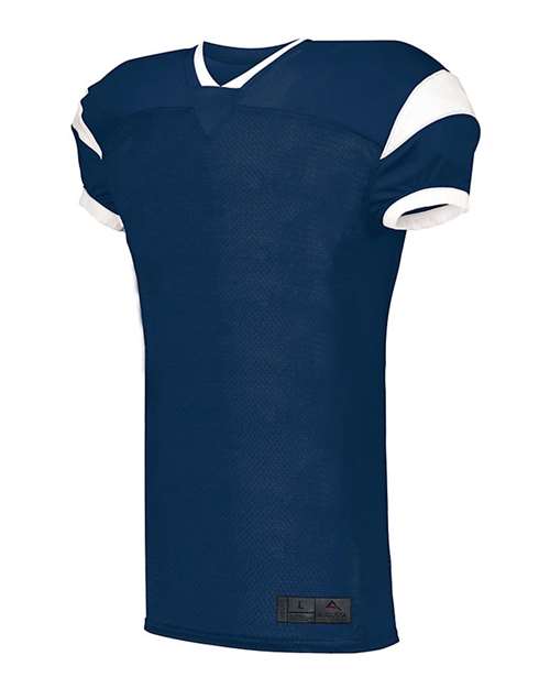 Custom EmbroideredAugusta Sportswear Men's Slant Football Jersey 8988 Navy/ White