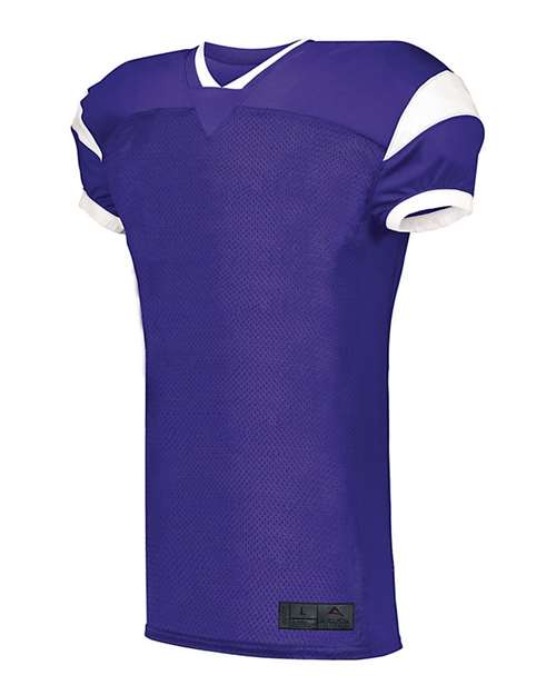 Custom EmbroideredAugusta Sportswear Men's Slant Football Jersey 8988 Purple/ White