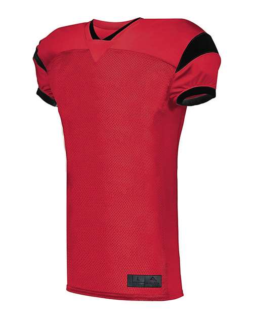 Custom EmbroideredAugusta Sportswear Men's Slant Football Jersey 8988 Red/ Black