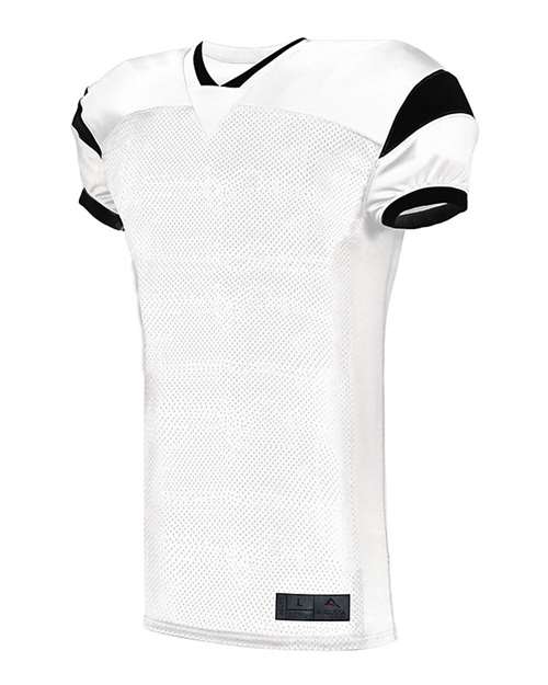 Custom EmbroideredAugusta Sportswear Men's Slant Football Jersey 8988 White/ Black