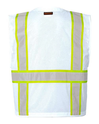 Kishigo EV Series® Enhanced Visibility Multi-Pocket Mesh Vest B100-111