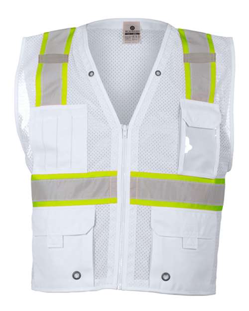 Kishigo EV Series® Enhanced Visibility Multi-Pocket Mesh Vest B100-111