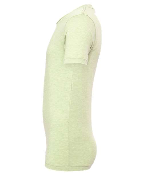 BELLA + CANVAS Triblend Tee 3413 Spring Green Triblend Custom Embroidered Business Logo