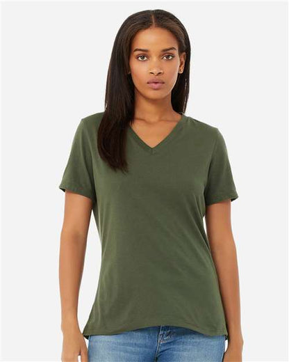 BELLA + CANVAS Women’s Relaxed Jersey V-Neck Tee 2025