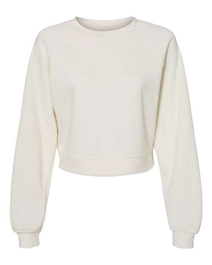 BELLA + CANVAS Women's Raglan Pullover Fleece 7505 Custom Embroidered Business Logo