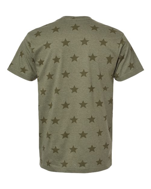 Code Five Star Print Tee 3929