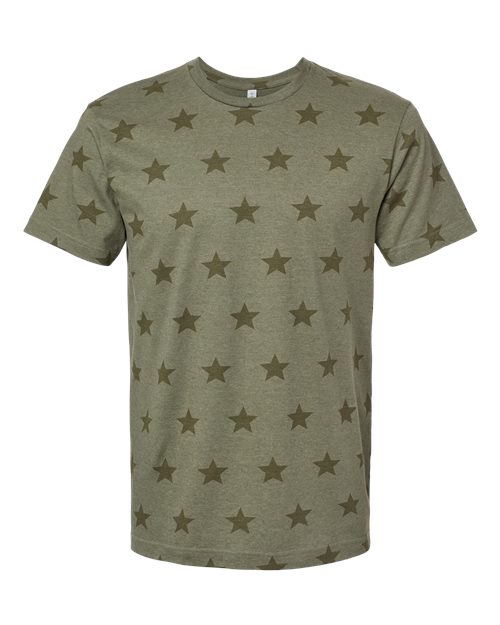 Code Five Unisex Star Print Tee 3929