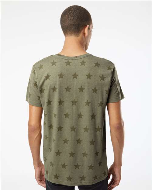 Code Five Star Print Tee 3929