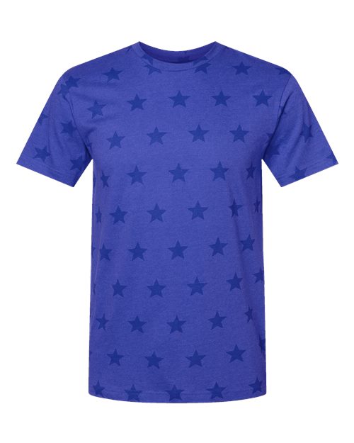 Code Five Star Print Tee 3929