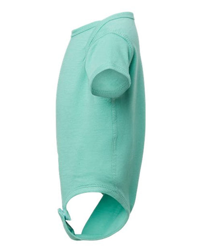 Rabbit Skins Infant Fine Jersey Bodysuit 4424 Saltwater