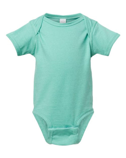 Rabbit Skins Infant Fine Jersey Bodysuit 4424 Saltwater