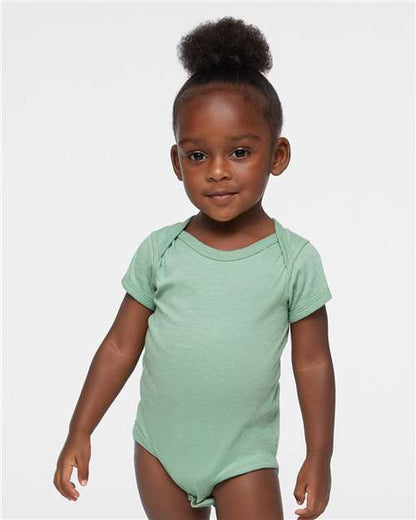 Rabbit Skins Infant Fine Jersey Bodysuit 4424 Saltwater