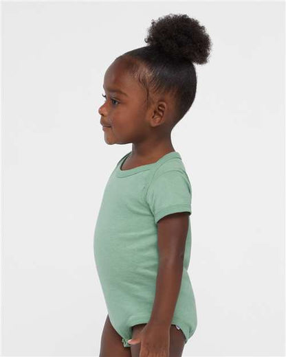 Rabbit Skins Infant Fine Jersey Bodysuit 4424 Saltwater