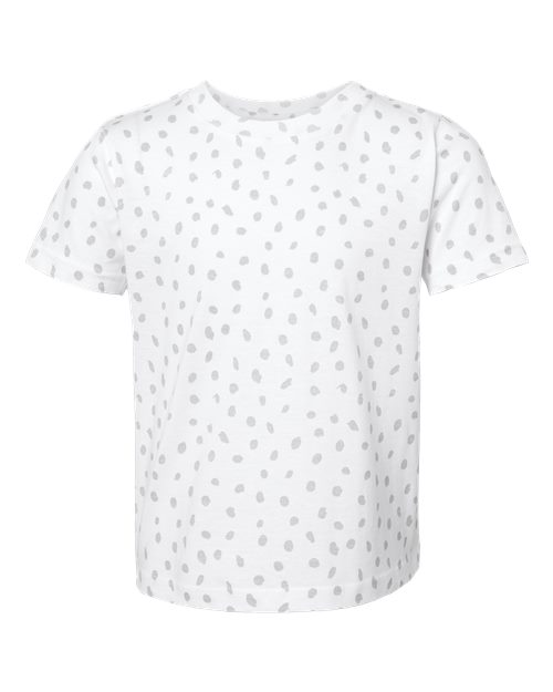 Rabbit Skins Toddler Fine Jersey Tee 3321 White Spot