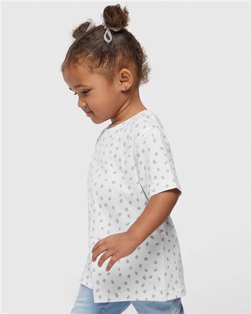 Rabbit Skins Toddler Fine Jersey Tee 3321 White Spot