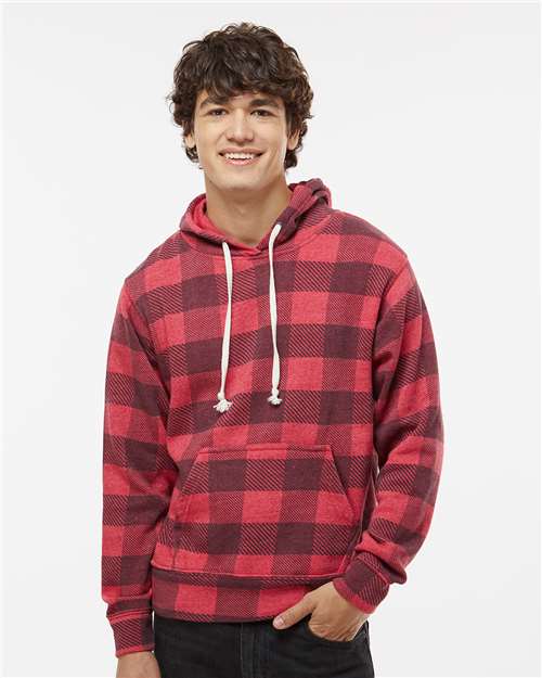 J. America Men's Triblend Fleece Hooded Sweatshirt 4250