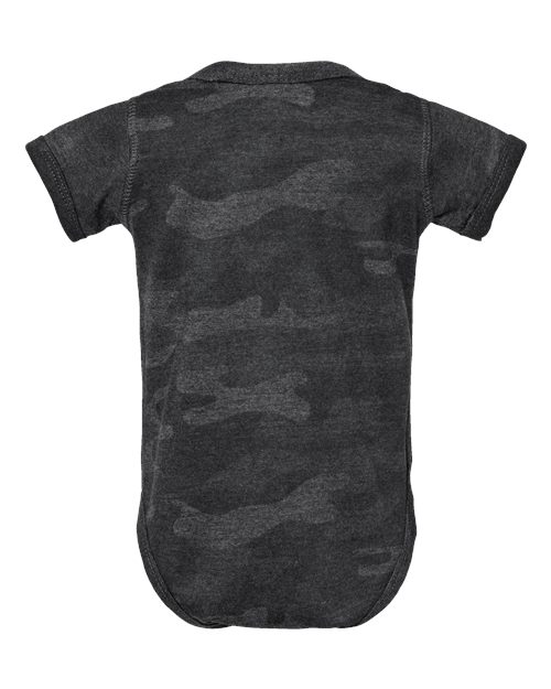 Rabbit Skins Infant Fine Jersey Bodysuit 4424 Storm Camo