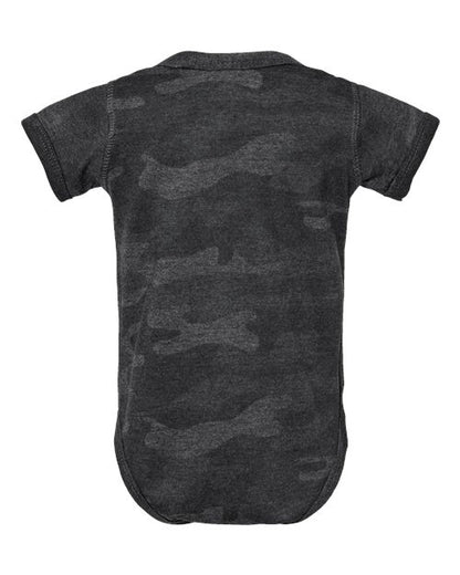 Rabbit Skins Infant Fine Jersey Bodysuit 4424 Storm Camo