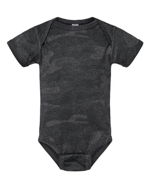 Rabbit Skins Infant Fine Jersey Bodysuit 4424 Storm Camo