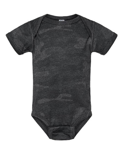 Rabbit Skins Infant Fine Jersey Bodysuit 4424 Storm Camo