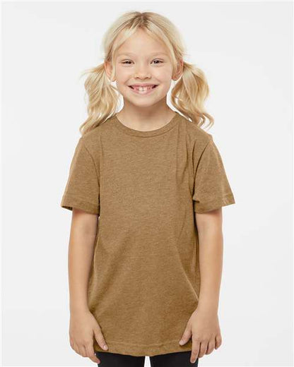 LAT Youth Fine Jersey Tee 6101 Vintage Coyote Brown