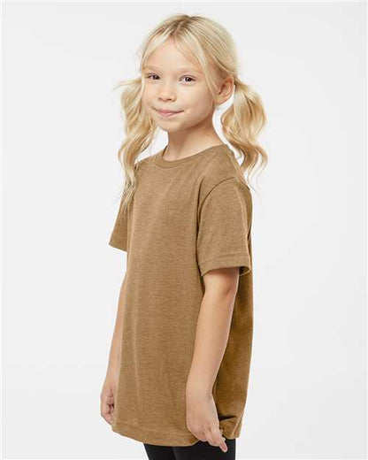 LAT Youth Fine Jersey Tee 6101 Vintage Coyote Brown